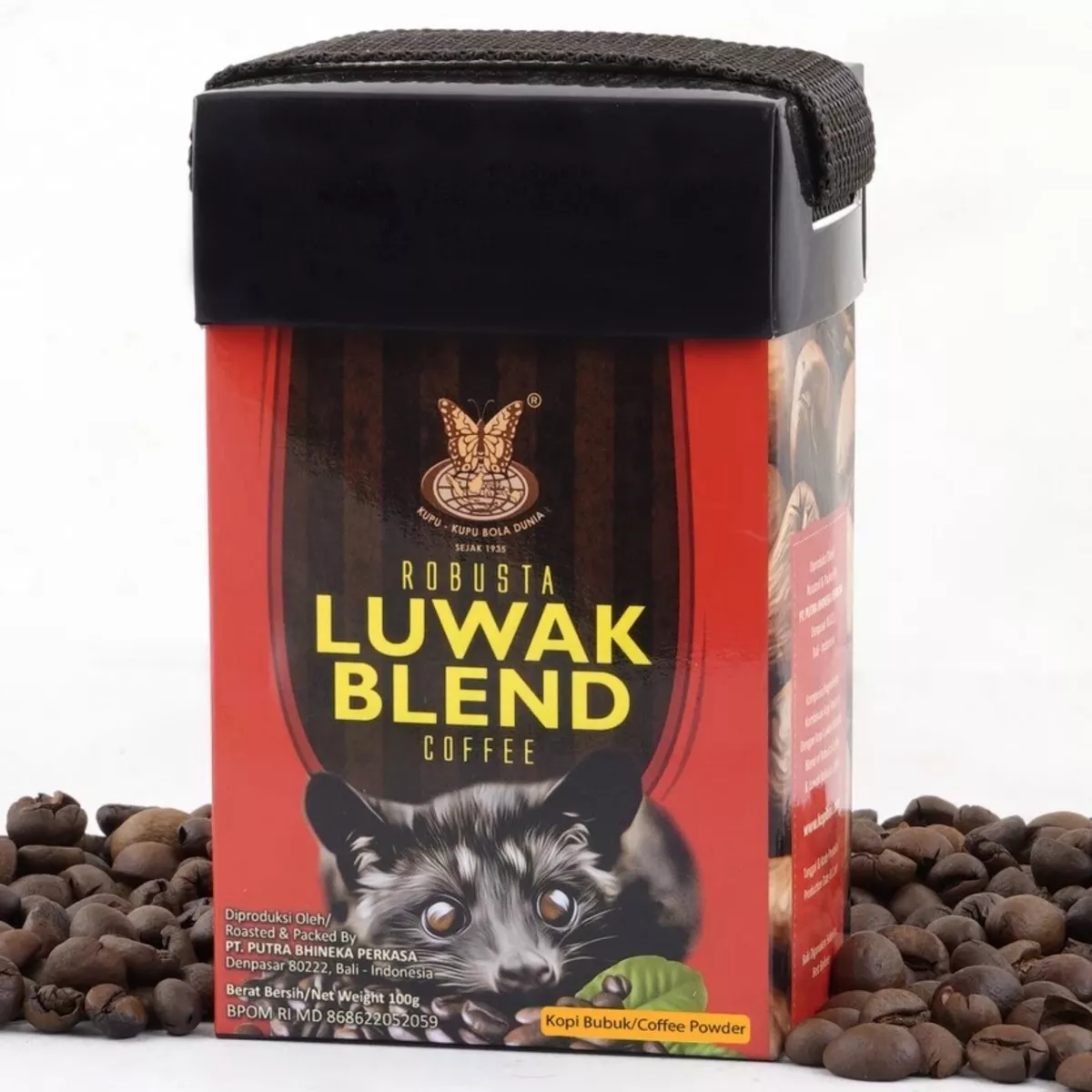 100g ROBUSTA LUWAK BLEND COFFEE BEANS - INDONESIAN CIVET COFFEE FRESH ROASTED - $32.00