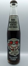  1981 Baseball Winter Meetings &quot;Rare&quot; Full Unopened Coke Bottle - £93.44 GBP