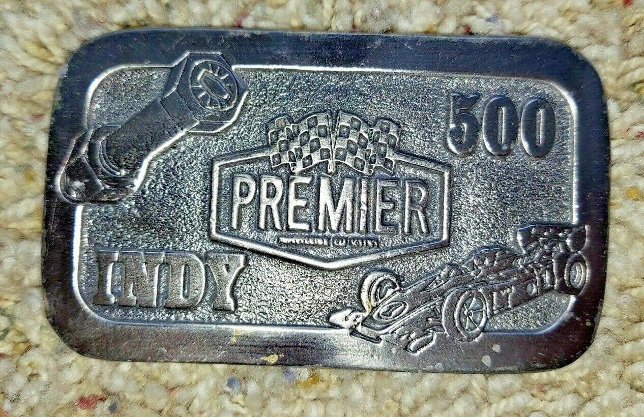 PREMIER INDY 500 BELT BUCKLE - 4" X 2 1/4" - $32.71