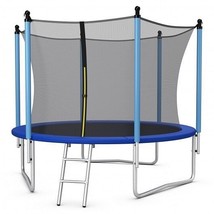 Outdoor Trampoline with Safety Closure Net-10 ft - Color: Blue - Size: 10 ft - $6,804.97 MXN
