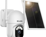 Soliom Solar Security Cameras Wireless Outdoor Battery, Way Talk, S40 Wifi. - £91.22 GBP