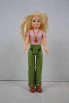 Fisher Price Loving Family Dollhouse 2006 Pink Shirt Green Pants Mom Mother Doll - $8.90