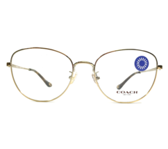 Coach Eyeglasses Frames HC5137 9005 Shiny Light Gold Cat Eye Full Rim 53... - £44.41 GBP