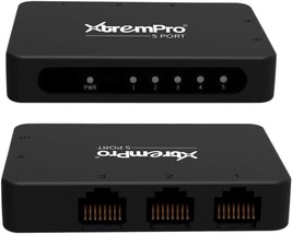 5 Port USB Powered 10 100Mbps Ethernet RJ45 Network Switch Hub Black 61025 - $46.02