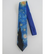 Vintage Vincent Van Gogh &quot;Starry Night&quot; Wearable Art Men&#39;s Tie - €13,02 EUR