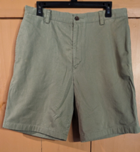 Nautica Clipper NS-83 - Flat Front Relaxed Fit Chino Shorts - Green - Men’s 33 - $17.41