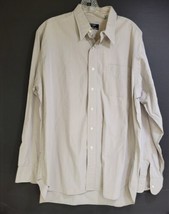 Vintage Mens Large Shirt Gitman Bros Bigsby &amp; Kruthers Gingham Poplin Bu... - $17.72