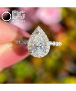 1.50CT Pear Lab-Grown Diamond Engagement Ring – IGI Certified, 14K Solid... - $1,220.00