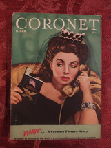 Coronet March 1944 Cissie Meagher Ginger Rogers Lady In The Dark Albert Einstein - £11.88 GBP