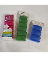 Hair Rollers Self Grip Mixed Lot of 3 Packs Extra Large &amp; Medium Pink Gr... - $234.04 MXN