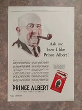 Vintage 1927 Prince Albert Pipe Tobacco  Full Page Original Ad 422 - £5.20 GBP