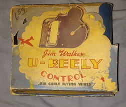 Vintage JIM WALKER &quot;World Famous&quot; U-REELY Control Line Handle IN BOX - $55.99