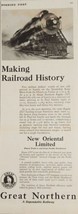 1925 Ad Great Northern Railway New Oriental Limited Train Pacific Northwest - $20.44