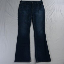 Chico&#39;s 1.5 / 10 Bootcut Dark Rinse Stretch Denim Womens Jeans - £23.97 GBP