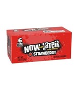 12x Packs Now And Later Strawberry Candy ( 6 Pieces Per Pack ) Free Ship... - $15.13 CAD