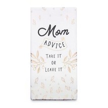 IZZY &amp; OLIVER &quot;Mom Advice Take or Leave&quot; 6006179 Kitchen Bar Tea Towel~1... - £6.94 GBP