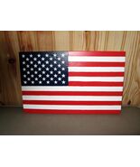 small painted plywood US flag - $15.00