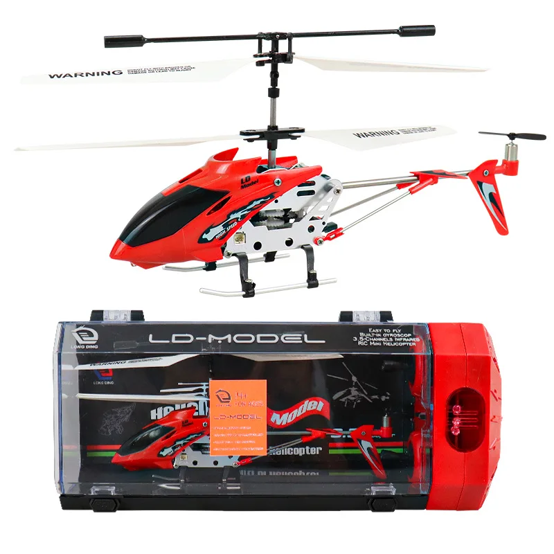3.5CH Metal RC Helicopter With Lights Remote Controller Helicopter - £32.89 GBP