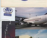 Group of TACA International Airlines Items Photos Forms Tag Stickers - £14.33 GBP