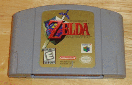 Legend of Zelda Ocarina of Time N64 Nintendo 64 Video Game TESTED, Battery Works - £39.92 GBP