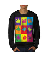 Wellcoda Blunt Cannabis Leaf Rasta Mens Sweatshirt, Pop Casual Pullover ... - £23.73 GBP+