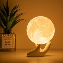 Moon Lamp For Kids - 3D Moon Light For Adults - Classical Moon Night Light - Dim - £28.83 GBP