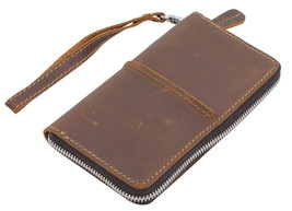 Vagarant Traveler Long Shape Zipper Wallet A593.RB - $45.00