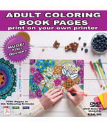 HUGH! 773 Coloring Pages Printable Designs on DVD - $19.95