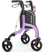 3 Wheel Walkers for Seniors, FSA/HSA Eligible Foldable Wheeled Rollator ... - $334.24 CAD