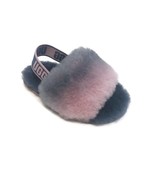 UGG Fluff Yea Slide Gradient Slippers Size 10 (Ages 4-5) 1120835T Gray C... - $37.49