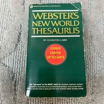 Webster&#39;s New World Thesaurus Paperback Book by Charlton Laird Warner Books 1987 - £5.06 GBP