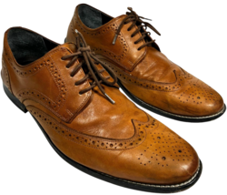 Nunn Bush Men&#39;s Oxford Nelson Cognac 84525 221 Wingtip London Leather si... - $526.98 MXN