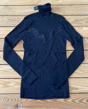 express NWT $70 women’s turtleneck sweater Size M black O6 - £28.41 GBP