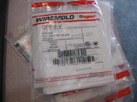 NEW Wiremold Opening Device Plate Black LOT of 2 / 2 Gang Overflow # OFR... - $702.37 MXN