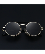 Muselife Retro Round Metal Sunglasses Steampunk Men and Women Designer G... - £9.62 GBP