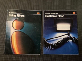 Vintage The Kodak Workshop Series Books Lot Of 2 1981 Elec Flash &amp; Filters - £7.40 GBP