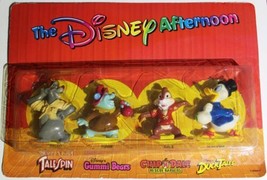 The Disney Afternoon 4 Figure Set Uncle Scrooge Duck Tales 1991 Kellogg SEALED - £7.65 GBP