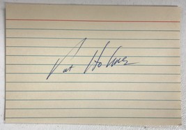 Pat Holmes Signed Autographed 3x5 Index Card - Football - £7.83 GBP