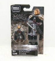 Nib 2020 Game Of Thrones Mega Construx Edward Stark Mini Action Figure - £10.27 GBP