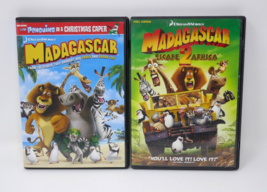 Madagascar &amp; Madagascar Escape 2 Africa (2 DVD Movies, 2005 &amp; 2009) - $8.32