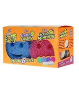 Scrub Daddy Sponge Variety Pack - 2 Scrub Daddy, 2 Scrub Mommy, 2 Eraser... - $883.50 MXN