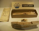 MASTER MODELCRAFT FAMOUS SHIPS HISPIANOLA ca. 1950 BALSA WOOD MODEL - £35.54 GBP