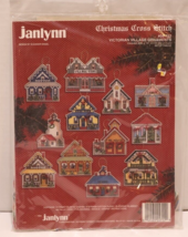 Janlynn Christmas Counted Cross Stitch Kit Victorian Village Ornaments 0... - $16.79
