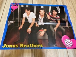 Jonas Brothers Selena Gomez teen magazine poster clipping Stage set Pop Star - £3.91 GBP