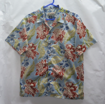 Pataloha VTG 2003 Floral Loop Collar Shirt Mens Patagonia Blue M Hawaiian Rare - £137.23 GBP