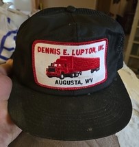 Vntg K-Products Mesh Snapback Trucker Hat W/ Dennis E. Lupton Trucking P... - £10.30 GBP