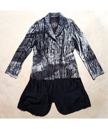 Vintage Rundholz Artistic Avant-Garde Painted Long Coat - Women&#39;s Size XL - $478.62 CAD
