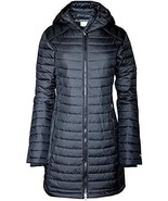 Columbia White Out Mid Hooded Jacket Coat Omni Heat Black Sz M, New! - $208.17 CAD