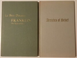 Vintage Ben Franklin 1966 Articles of  Belief  1970 Le Bon Docteur Frank... - $25.00