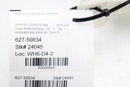 Wash Reservoir Without Headlamp Washers Fits 12-18 BMW 320i 66941 image 12